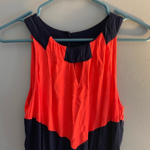 Pink and blue maxi dress - Picture 2 of 5